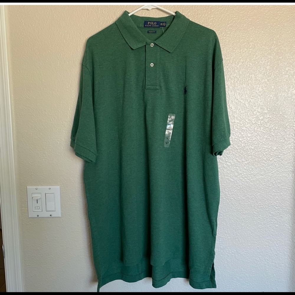 Men’s Classic Fit Polo Soft Mesh Polo Shirt - Picture 2 of 6